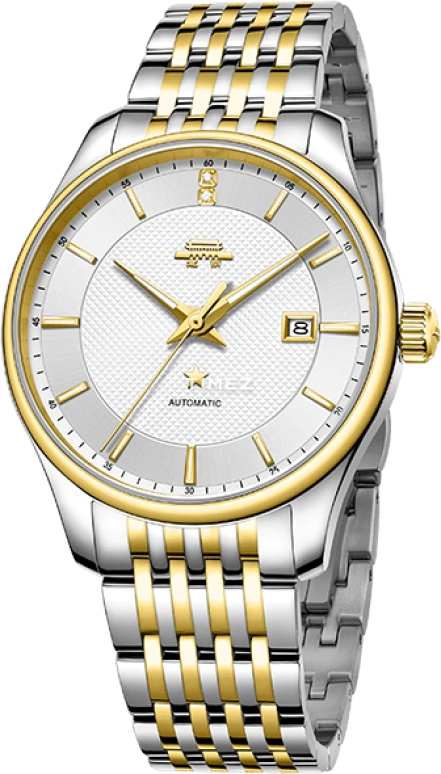 Beijing Watch,Classic 40mm,40mm,Stainless Steel,Silver White,Automatic,Day,Sapphire,Crystal Glass,BG100502