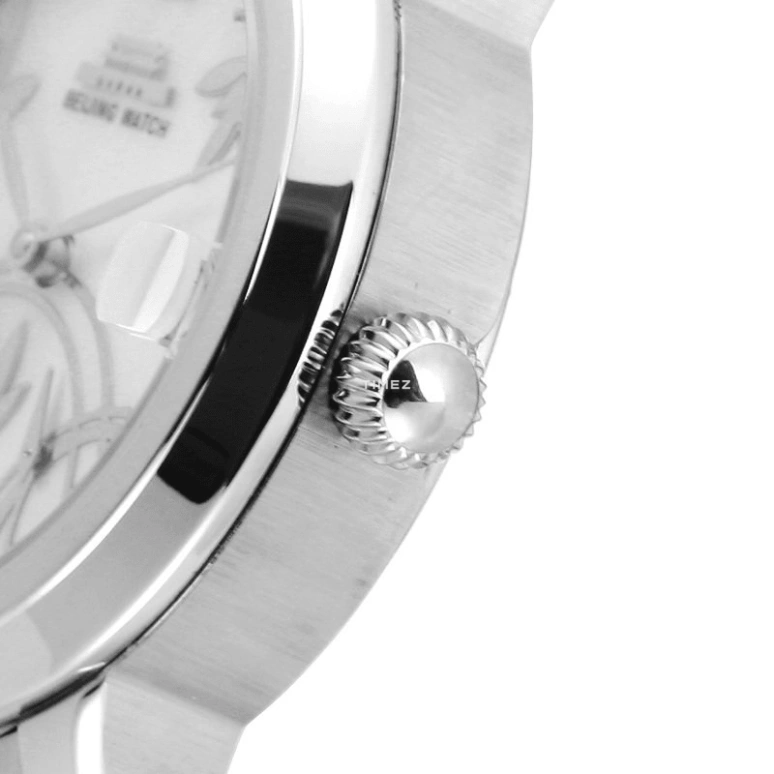 Beijing Watch,Mechanical 32.50mm,32.50mm,Stainless Steel,Silver White,Automatic,Day,Sapphire,Crystal Glass,B065200805S