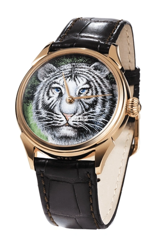 Beijing Watch,Enamel 38mm,38mm,Rose Gold,White,Multi-Color,Handwound,Sapphire,Crystal Glass,Round,BF015200807R
