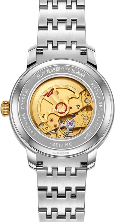 Beijing Watch,Classic 42mm,42mm,Stainless Steel,Gold,Automatic,Day,Sapphire,BG052501