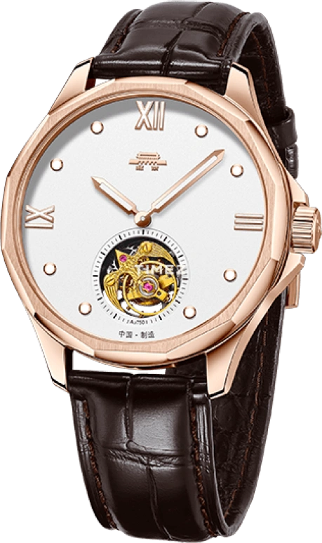 Beijing Watch,Bladelegant 41mm,41mm,Stainless Steel,Silver White,Handwound,Tourbillon,Sapphire,Crystal Glass,BG082501