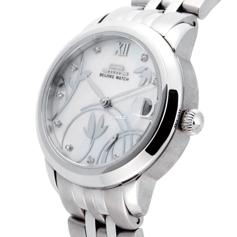 Beijing Watch,Mechanical 32.50mm,32.50mm,Stainless Steel,Silver White,Automatic,Day,Sapphire,Crystal Glass,B065200805S