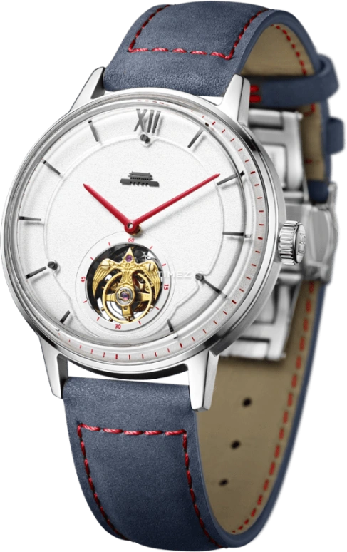 Beijing Watch,Bladelegant 43mm,43mm,Stainless Steel,White,Handwound,Tourbillon,Sapphire,Crystal Glass,BG080001