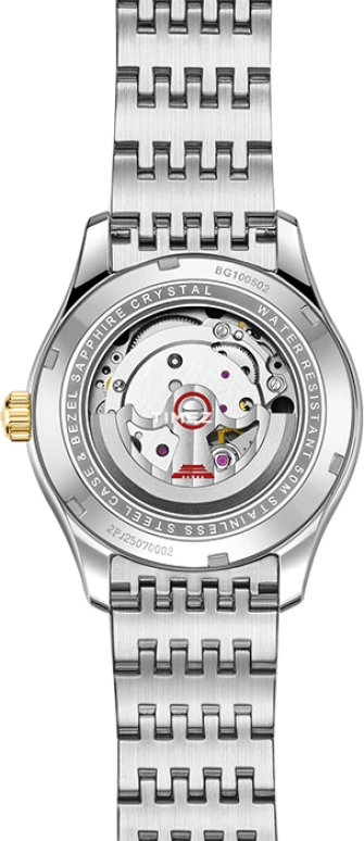 Beijing Watch,Classic 40mm,40mm,Stainless Steel,Silver White,Automatic,Day,Sapphire,Crystal Glass,BG100502