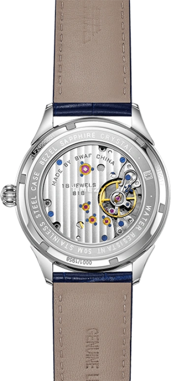 Beijing Watch,Beihai 40mm,40mm,Stainless Steel,Blue,Handwound,Day,In-house Caliber,BG010017