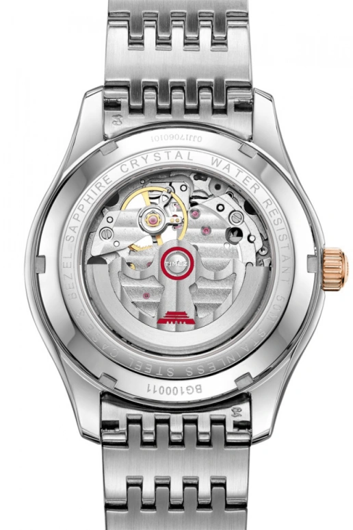 Beijing Watch,Classic 41mm,41mm,Stainless Steel,Rose Gold,White,Automatic,Sapphire,Rose Gold,BG100011