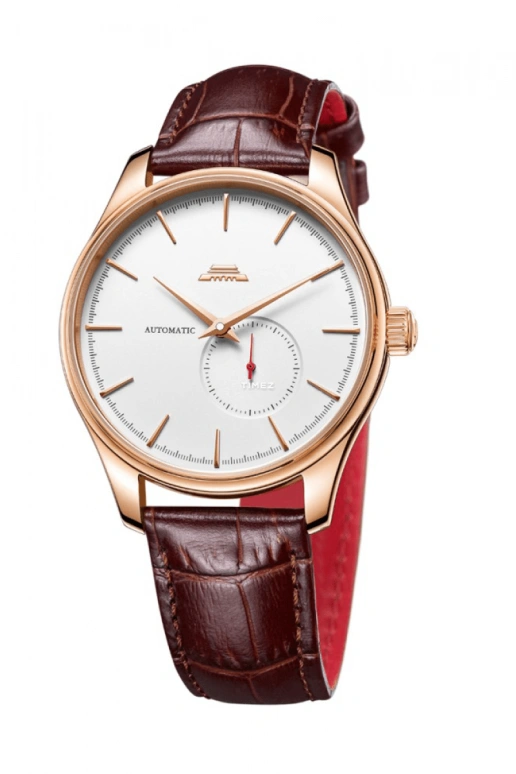 Beijing Watch,Classic 41mm,41mm,Stainless Steel,Rose Gold,White,Automatic,Sapphire,Round,BG100010