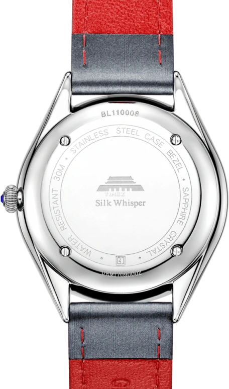Beijing Watch,Silk Whisper 38mm,38mm,Stainless Steel,White,Multi-Color,Quartz,Sapphire,Round,BL110008