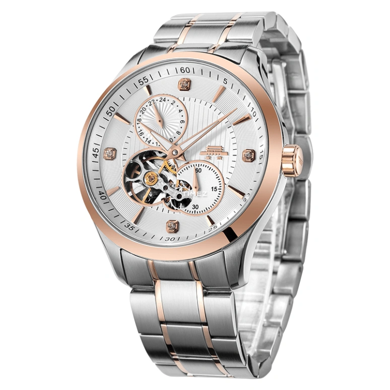 Beijing Watch,Mechanical 40mm,40mm,Stainless Steel,White,Automatic,Chronograph,Sapphire,Crystal Glass,B062201309P