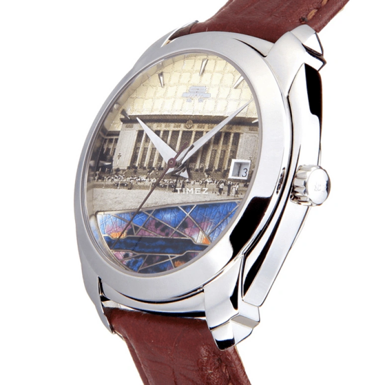 Beijing Watch,Enamel 40mm,40mm,Stainless Steel,White,Blue,Handwound,Day,Sapphire,Crystal Glass,B078201213S