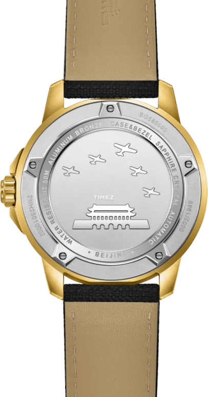 Beijing Watch,Replica 45mm,45mm,Aluminium,Bronze,Black,Automatic,Day,Sapphire,BG580505