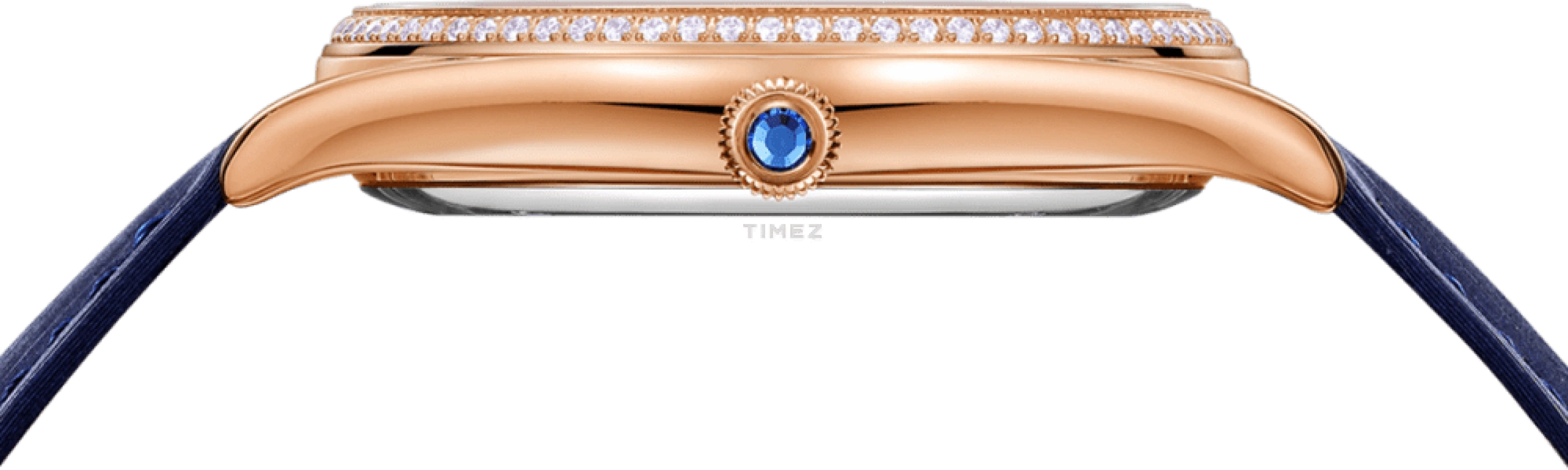 Beijing Watch,Silk Whisper 38mm,38mm,Stainless Steel,Rose Gold,White,Quartz,Sapphire,Crystal Glass,Round,BL110002