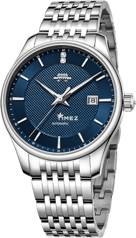 Beijing Watch,Classic 40mm,40mm,Stainless Steel,Blue,Automatic,Day,Sapphire,Crystal Glass,BG100501