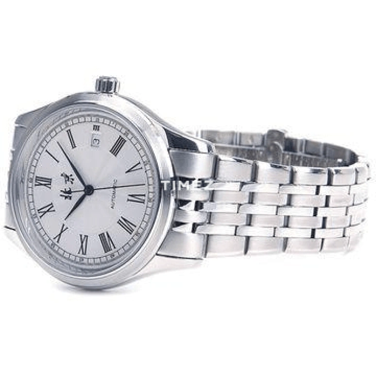 Beijing Watch,Mechanical 41mm,41mm,Stainless Steel,White,Automatic,Day,Sapphire,Crystal Glass,B077201205S