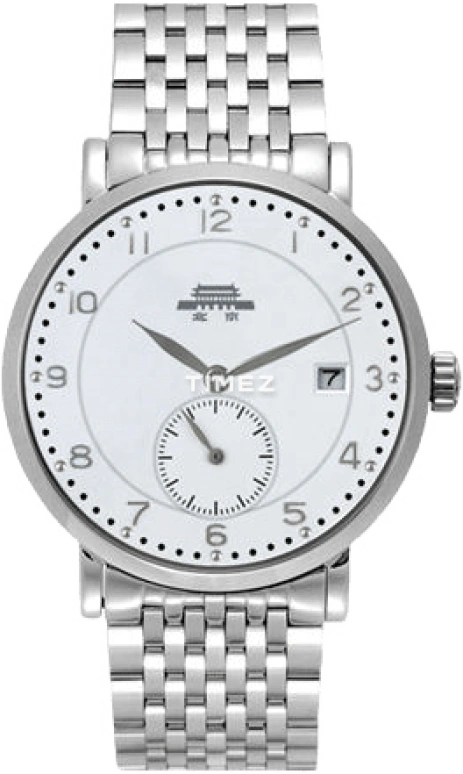 Beijing Watch,Mechanical 38mm,38mm,Stainless Steel,White,Handwound,Sapphire,Crystal Glass,Round,B016200802S