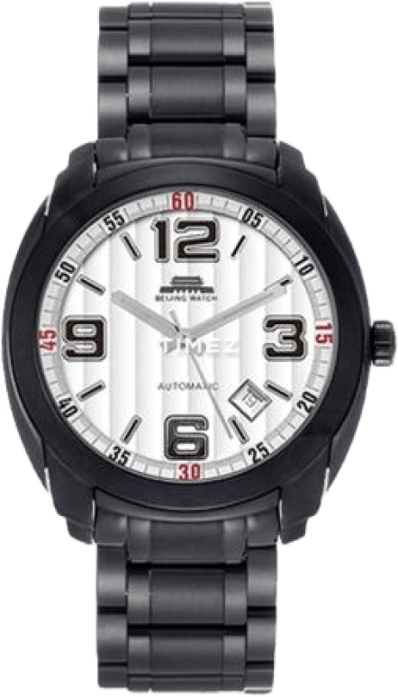 Beijing Watch,Mechanical 40mm,40mm,Stainless Steel,White,Automatic,Day,Sapphire,Crystal Glass,B078201220S