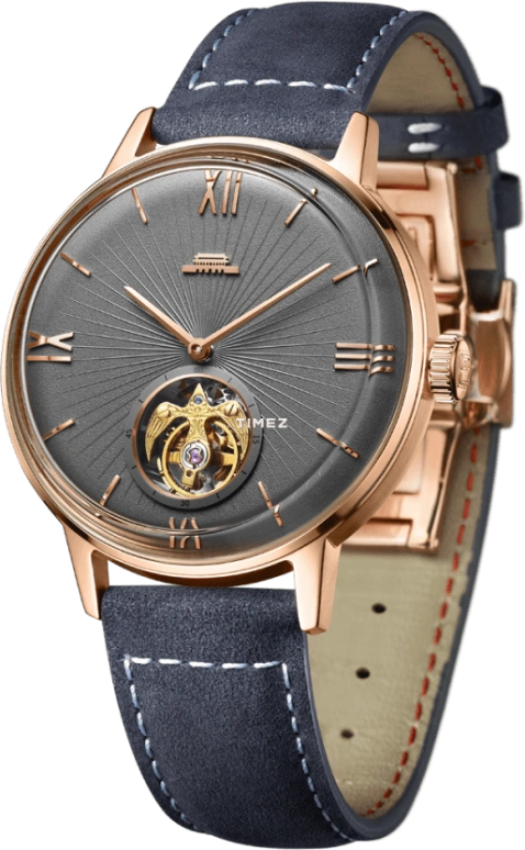 Beijing Watch,Bladelegant 43mm,43mm,Stainless Steel,Rose Gold,Grey,Black,Handwound,Tourbillon,Sapphire,BG080010