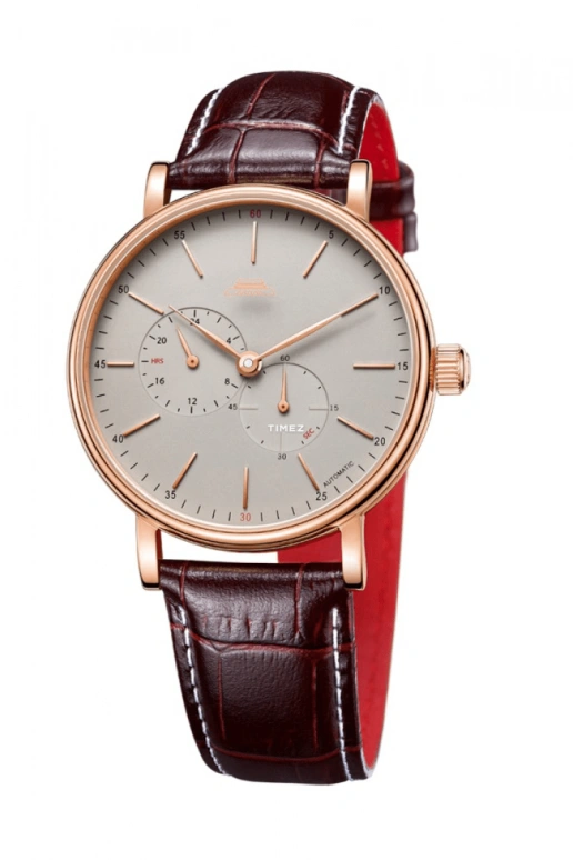 Beijing Watch,Classic 40.20mm,40.20mm,Stainless Steel,Rose Gold,Silver,Grey,Automatic,Sapphire,Round,BG051002