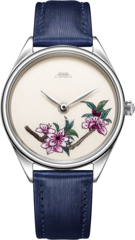 Beijing Watch,Silk Whisper 38mm,38mm,Stainless Steel,White,Quartz,Sapphire,Round,BL110026
