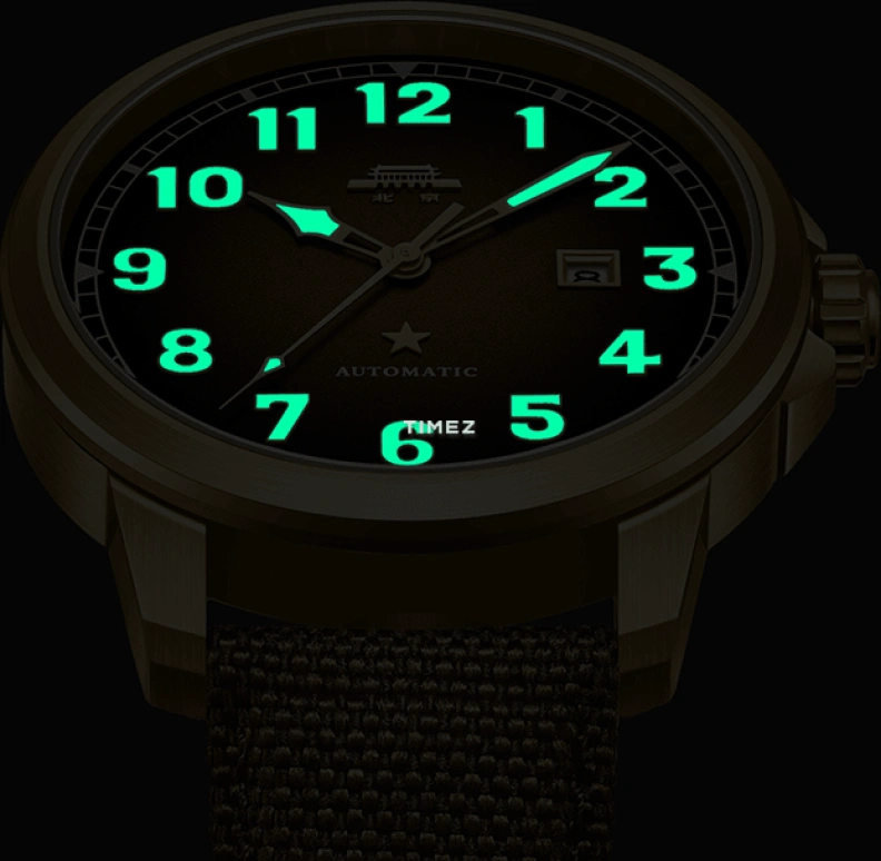 Beijing Watch,Replica 45mm,45mm,Aluminium,Bronze,Black,Automatic,Day,Sapphire,BG580505
