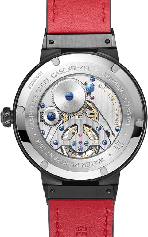 Beijing Watch,Bladelegant 42.50mm,42.50mm,Stainless Steel,Black,Handwound,Day,Power Reserve Indicator,Tourbillon,Retrograde,Sapphire,Round,BG080506