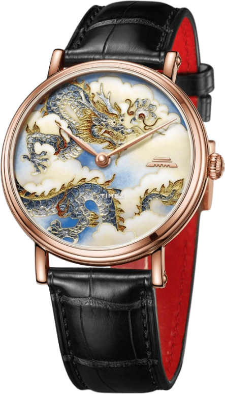 Beijing Watch,Oriental Culture 40mm,40mm,Rose Gold,Multi-Color,Handwound,Sapphire,Round,BG951009