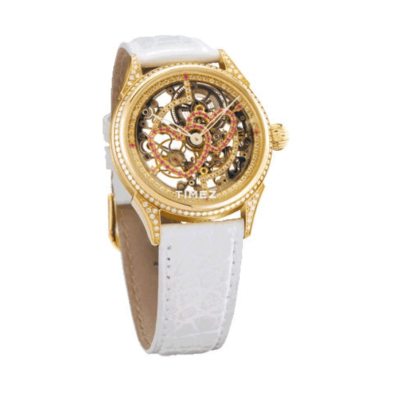 Beijing Watch,Mechanical 35mm,35mm,Yellow Gold,Skeleton,Handwound,Sapphire,Crystal Glass,Round,B017200904Y