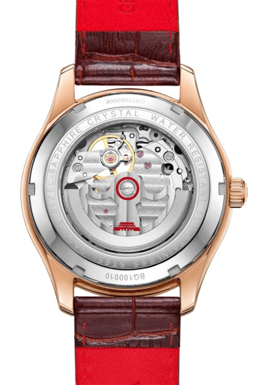 Beijing Watch,Classic 41mm,41mm,Stainless Steel,Rose Gold,White,Automatic,Sapphire,Round,BG100010