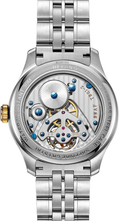 Beijing Watch,Bladelegant 41mm,41mm,Stainless Steel,Silver White,Handwound,Tourbillon,Sapphire,BG081502