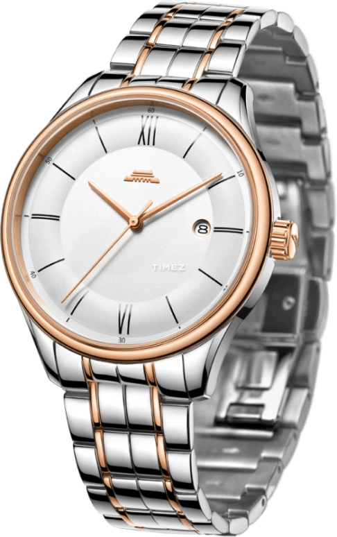 Beijing Watch,Classic 42mm,42mm,Stainless Steel,Rose Gold,Silver White,Automatic,Day,Sapphire,BG050007