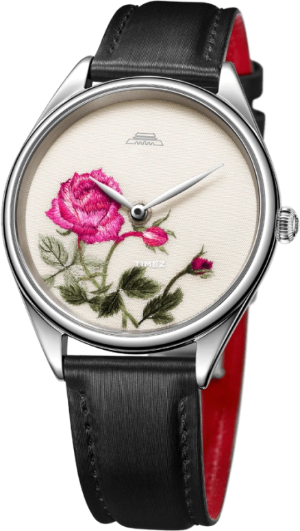 Beijing Watch,Silk Whisper 38mm,38mm,Stainless Steel,White,Pink,Quartz,Sapphire,Round,BL110023