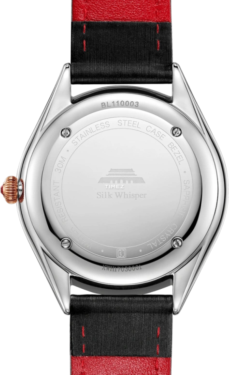 Beijing Watch,Silk Whisper 38mm,38mm,Stainless Steel,Rose Gold,White,Quartz,Sapphire,Crystal Glass,Round,BL110003