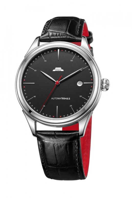 Beijing Watch,Classic 40mm,40mm,Stainless Steel,Black,Automatic,Day,Sapphire,BG051510