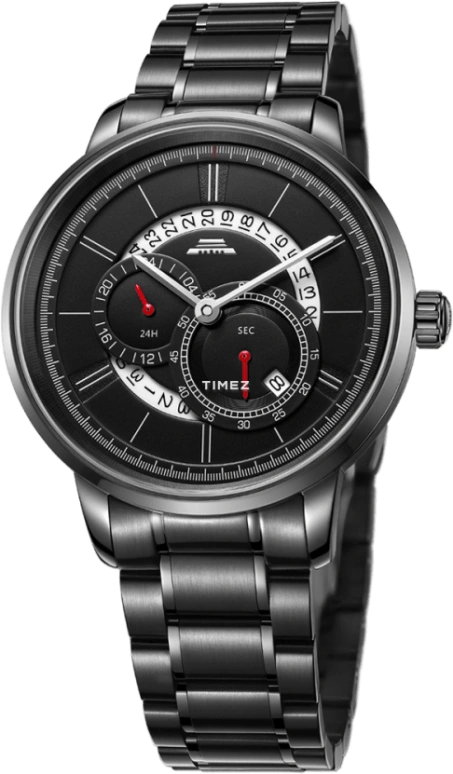 Beijing Watch,Star Hunter 42.50mm,42.50mm,Stainless Steel,Black,Automatic,Day,Sapphire,BG090015