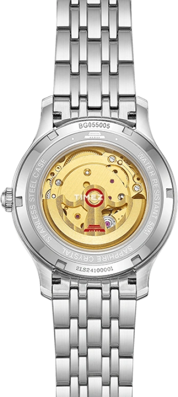 Beijing Watch,Classic 40mm,40mm,Stainless Steel,Silver White,Automatic,Day,Sapphire,BG055005