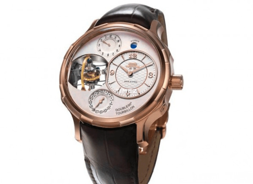 Beijing Watch,Other 44mm,44mm,Rose Gold,Yellow Gold,Silver White,Handwound,Moonphase,Day,Power Reserve Indicator,Tourbillon,Sapphire,Crystal Glass,Round,TaiJi II 