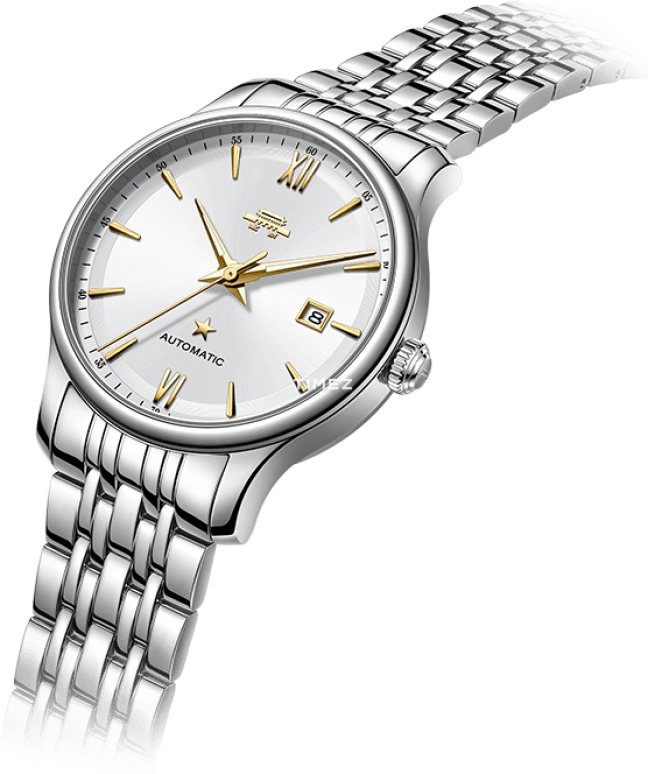 Beijing Watch,Classic 40mm,40mm,Stainless Steel,Silver,Automatic,Day,Sapphire,Crystal Glass,BG055007