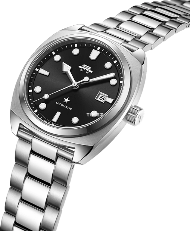 Beijing Watch,Expedition 41mm,41mm,Stainless Steel,Black,Automatic,Day,Sapphire,BG220502