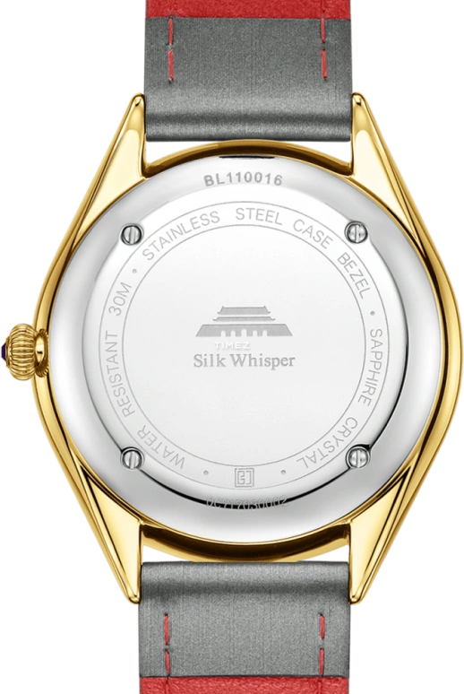 Beijing Watch,Silk Whisper 38mm,38mm,Stainless Steel,White,Quartz,Sapphire,Crystal Glass,Yellow Gold,BL110016
