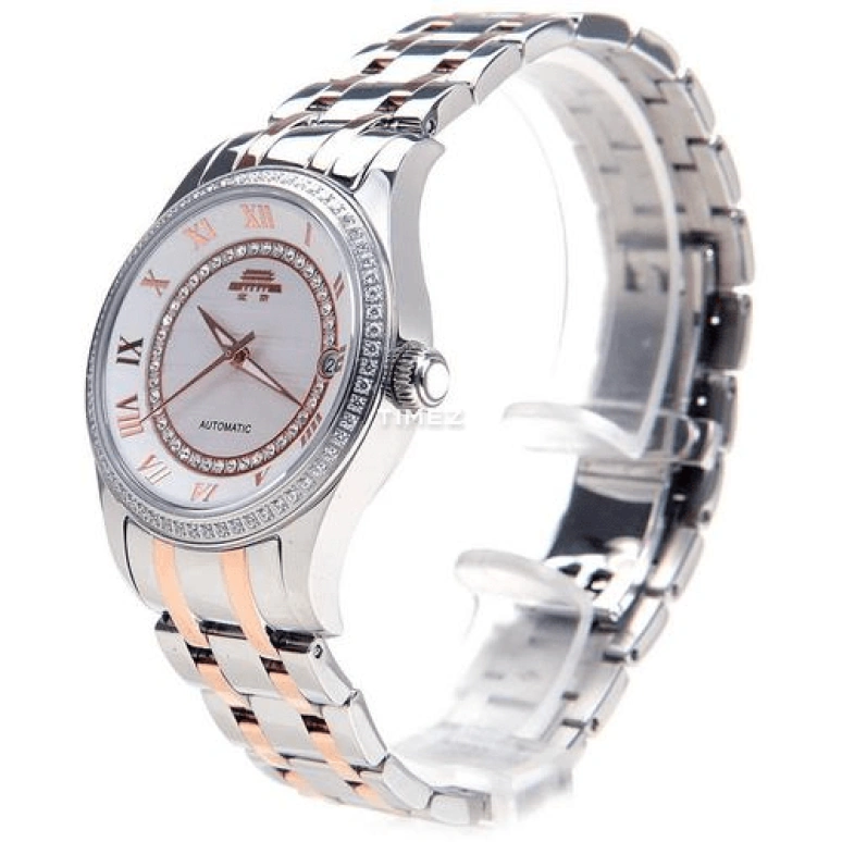 Beijing Watch,Mechanical 34mm,34mm,Stainless Steel,White,Automatic,Day,Sapphire,Crystal Glass,B078201209S