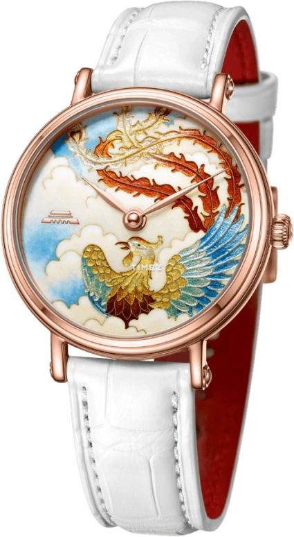 Beijing Watch,Oriental Culture 35mm,35mm,Rose Gold,Multi-Color,Automatic,Sapphire,Crystal Glass,Round,BL951010