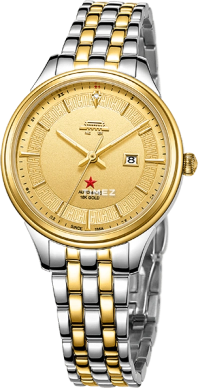 Beijing Watch,Classic 32mm,32mm,Stainless Steel,Gold,Automatic,Day,Sapphire,BL052501