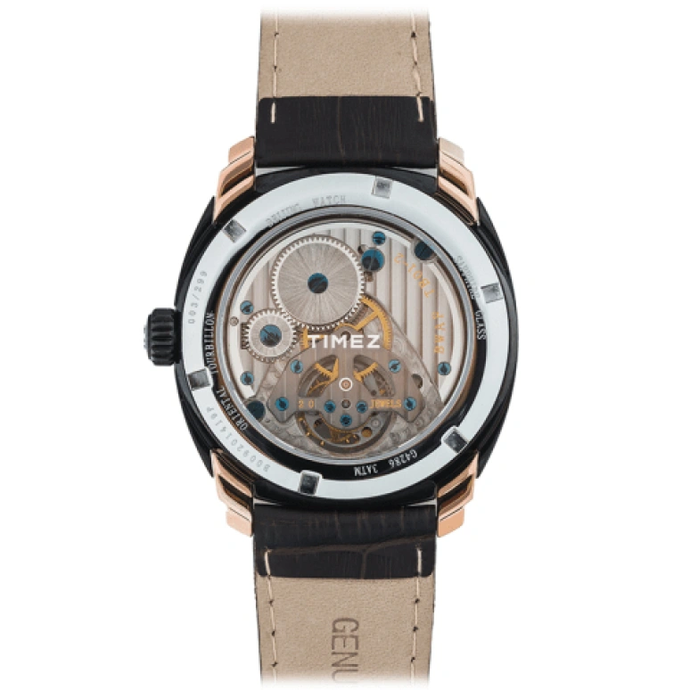 Beijing Watch,High-end Customization 42mm,42mm,Stainless Steel,Rose Gold,Ceramic,Silver White,Handwound,Day,Power Reserve Indicator,Tourbillon,B012201416P