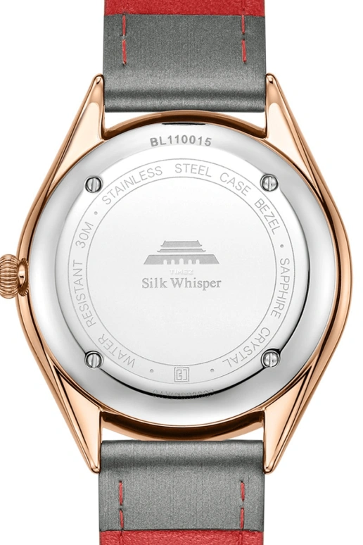 Beijing Watch,Silk Whisper 38mm,38mm,Stainless Steel,Rose Gold,White,Quartz,Sapphire,Round,BL110015