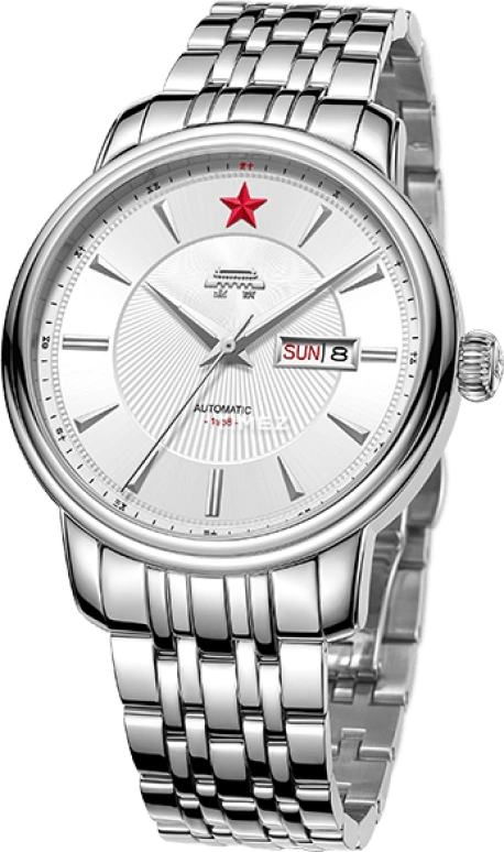 Beijing Watch,Classic 42mm,42mm,Stainless Steel,Silver,Automatic,Date,Day,BG052511