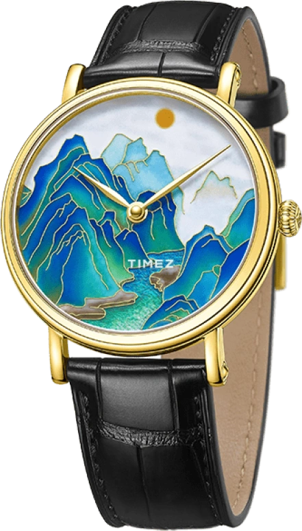 Beijing Watch,Oriental Culture 40mm,40mm,Yellow Gold,Multi-Color,Handwound,Sapphire,Round,BG951025