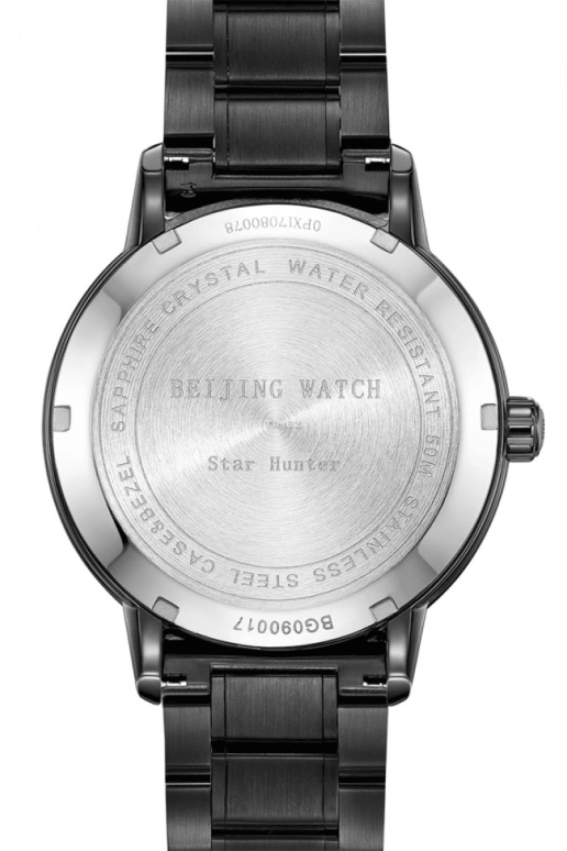 Beijing Watch,Star Hunter 42.50mm,42.50mm,Stainless Steel,Titanium,Black,Automatic,Sapphire,Round,BG090017
