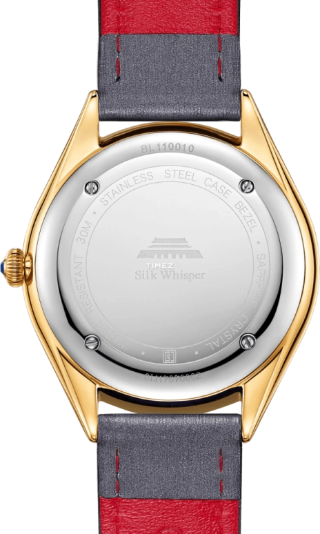 Beijing Watch,Silk Whisper 38mm,38mm,Stainless Steel,Rose Gold,Silver,Grey,Quartz,Sapphire,Round,BL110010