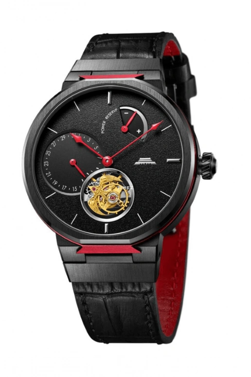 Beijing Watch,Bladelegant 42.50mm,42.50mm,Stainless Steel,Black,Handwound,Day,Tourbillon,BG080505