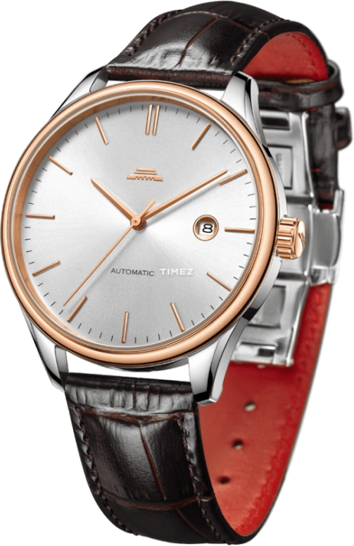 Beijing Watch,Classic 42mm,42mm,Stainless Steel,Rose Gold,Silver,Grey,Automatic,Day,Sapphire,BG050011
